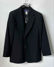 Load image into Gallery viewer, Signature Mens Blue Long Sleeve Single-Breasted Two-Button Blazer Size 18
