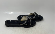 Load image into Gallery viewer, Nike Womens Comfort Footbed Black Slip-On Open Toe Slide Sandals Size 8
