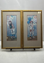 Load image into Gallery viewer, Set Of Two Pcs Framed And Signed The Clowns Art Prints By Chuck Oberstein
