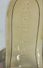 Load image into Gallery viewer, Authentic Tory Burch Womens Miller Cream Leather Thong Sandals Size 9.5M Stained
