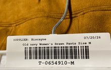 Load image into Gallery viewer, Old Navy Womens Brown Stretch Flat Front Pull-On Skinny Ankle Leggings Size M
