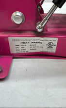 Load image into Gallery viewer, Shenzhen Hugang CP912-120 Pink Sublimation Craft Heat Press Machine Not Tested
