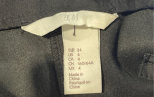 Load image into Gallery viewer, H&amp;M Womens Black Front Zip Pockets Belted Short-Length Mini Skirt Size 4
