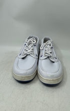 Load image into Gallery viewer, Sperry Mens US12 STS25901 White Leather Low Top Round Toe Boat Shoes Size 10
