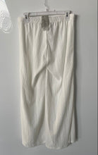 Load image into Gallery viewer, J.Valdi Womens White Elastic Waist Drawstring Wide Leg Palazzo Pants Sz S W/Tags
