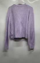 Load image into Gallery viewer, H&amp;M Womens Lilac Purple Long Sleeve Knitted Cardigan Sweater Size Medium
