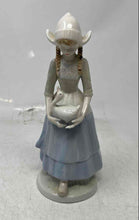Load image into Gallery viewer, Crown Royals Porcelain Decorative Girl Flower And Goose Figurine Lot Of 2 Pieces
