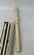 Load image into Gallery viewer, Yamaha Beige Alto Recorder Baroque Instrument Flute With Carrying Case
