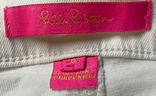 Load image into Gallery viewer, Lilly Pulitzer Womens White Denim Light Wash Pockets Straight Leg Jeans Size 6
