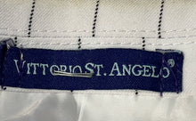 Load image into Gallery viewer, Vittorio St. Angelo Mens White Striped Single Breasted Four-Button Blazer Sz 50L
