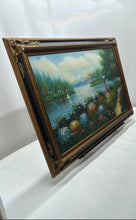 Load image into Gallery viewer, Landscape Multicolor Contemporary Wall Art Framed Canvas Painting By Taylor
