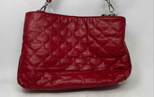 Load image into Gallery viewer, Lisa Conte Womens Red Adjustable Detachable Strap Shoulder Handbag
