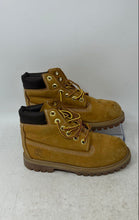Load image into Gallery viewer, Timberland Kids 6-Inch Premium Tan Lace-Up Waterproof Ankle Boots Size 12M
