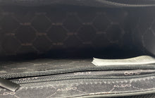 Load image into Gallery viewer, Aldo Womens Black Geometric Embossed Leather Chain Strap Crossbody Bag
