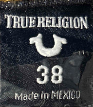 Load image into Gallery viewer, True Religion Mens Blue Denim Pockets Relaxed Straight Leg Jeans Size 38
