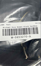 Load image into Gallery viewer, Michael Kors Womens Mott Black Leather Double Handle Inner Pocket Satchel Bag
