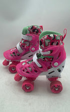 Load image into Gallery viewer, Roller Derby Unisex Kids Quick Fit 5015-8437 Pink Buckle Roller Skates Size 12-2
