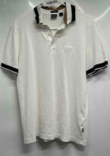 Load image into Gallery viewer, Hugo Boss Mens White Cotton Collared Short Sleeve Golf Polo Shirt Size M
