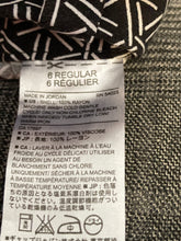 Load image into Gallery viewer, Banana Republic Womens Black White Geometric Wide-Leg Cropped Pants Size 6R
