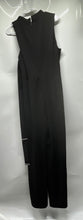 Load image into Gallery viewer, Calvin Klein Womens Black Sleeveless V-Neck Back-Zip One-Piece Jumpsuit Size 16
