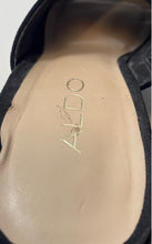 Load image into Gallery viewer, Aldo Womens Black Suede Open Toe Slip-On Block Heel Slide Sandals Size 7.5
