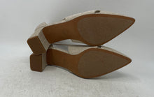 Load image into Gallery viewer, Cole Haan Womens Beige Pointed Toe Slip-On Block Pump Heels Size 7B
