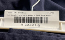 Load image into Gallery viewer, 346 Brooks Brothers Womens Dark Blue Caroline Fit Flat Front Dress Pants Size 6
