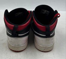 Load image into Gallery viewer, Authentic Nike Boys Air Jordan 1 Mid PS Black White Red Sneaker Shoes Size 3Y
