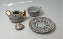 Load image into Gallery viewer, Set Of 3 Pieces Sorelle Multicolor Printed Fine Porcelain Teapot Cup &amp; Saucer
