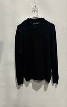 Load image into Gallery viewer, Loutie Mens Black Long Band Sleeve Round Neck Pullover Sweater Size 50

