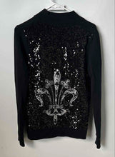 Load image into Gallery viewer, BCBGMAXAZRIA Womens Black Long Sleeve Front Full-Zip Jacket Size Medium
