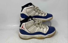 Load image into Gallery viewer, Nike Kids Air Jordan 11 IH2364-400 Blue White Lace-Up Sneaker Shoes Size 4.5Y

