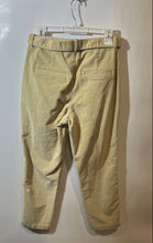 Load image into Gallery viewer, Express Womens Beige Ribbed Slash Pockets Stretch Skinny Leg Ankle Pants
