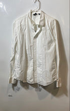 Load image into Gallery viewer, Armani Exchange Mens White Long Sleeve Slim Fit Button-Up Shirt Size L
