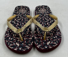 Load image into Gallery viewer, Authentic Tory Burch Womens Multicolor Flat Flip Flop Sandals No Size 10.5"
