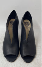 Load image into Gallery viewer, Vince Camuto Womens Andrita Black Leather Peep Toe Ankle Booties Size 9M
