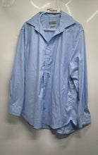 Load image into Gallery viewer, Michael Kors Mens Baby Blue Long Sleeve Slim Fit Dress Shirt Size 16 1/2
