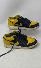 Load image into Gallery viewer, Nike Kids Air Jordan 1 Low 553560-072 Yellow Black Lace-Up Sneaker Shoes Size 7Y
