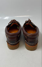 Load image into Gallery viewer, Timberland Mens 3-Eye Lug Brown Leather Moc Toe Lace-Up Boat Shoes Size 6.5
