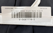 Load image into Gallery viewer, Lululemon Womens Black Pull-On Wide-Leg Activewear Track Pants Size Medium
