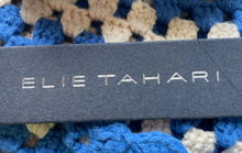 Load image into Gallery viewer, Elie Tahari Womens White Blue Long Sleeve Cardigan Sweater Size XS
