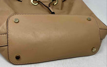 Load image into Gallery viewer, Antonio Melani Womens Beige Inner Pockets Bottom Studs Shoulder Purse
