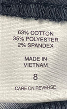 Load image into Gallery viewer, 7th Avenue New York &amp; Company Womens Black Flat Front Bermuda Shorts Size 8
