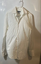 Load image into Gallery viewer, Boss Hugo Boss Mens White Long Sleeve Collared Sharp Fit Dress Shirt Sz 15 34/35
