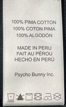 Load image into Gallery viewer, Psycho Bunny Boys Black Pima Cotton Short Sleeve Polo Shirt Size 14-16/L
