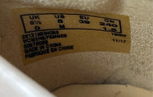 Load image into Gallery viewer, Clarks Womens Calla Beige Leather Slip-On Almond Toe Casual Pump Heels Size 8M
