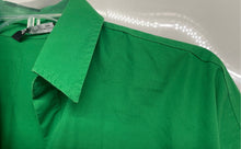 Load image into Gallery viewer, Zara Womens Green Long Sleeve Spread Collar Button-Up Shirt Size X-Small
