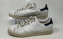 Load image into Gallery viewer, Adidas Mens Stan Smith M20325 White Navy Lace-Up Sneakers Shoes Size 7
