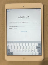 Load image into Gallery viewer, Apple iPad Mini 2 Silver iOS Tablet Model A1490 Powers On For Parts
