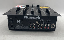 Load image into Gallery viewer, Numark M2 Black 2 Channel Scratch DJ Mixer Untested No Power Cable
